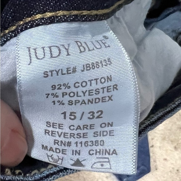 Judy‎ Blue distressed relaxed fit jeans women’s 15/32 - Picture 5 of 6